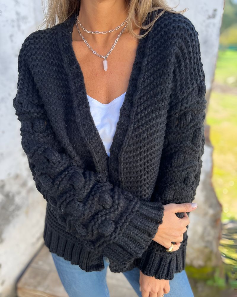 Aimee - Elegant Long Sleeve Cardigan