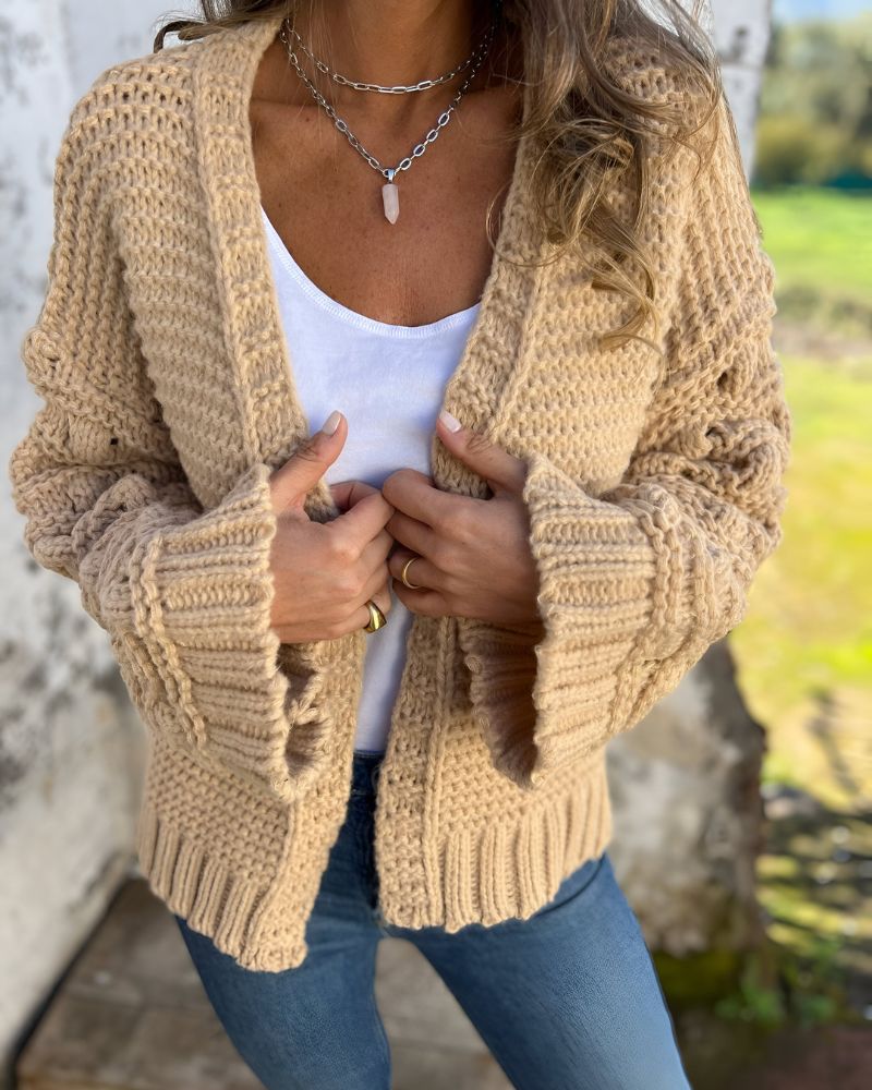 Aimee - Elegant Long Sleeve Cardigan