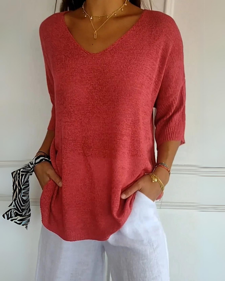 Celia - Breathable Cotton Top