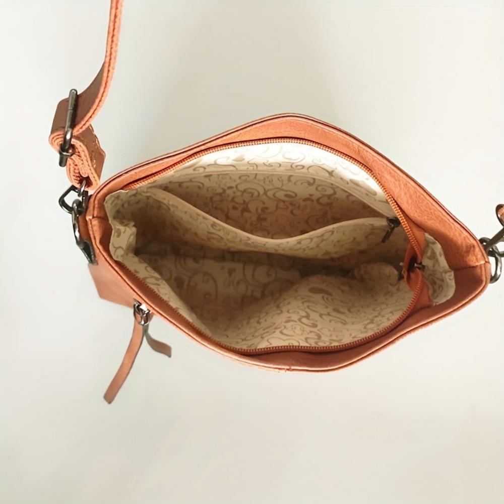 Bianca Retro Square Crossbody Bag