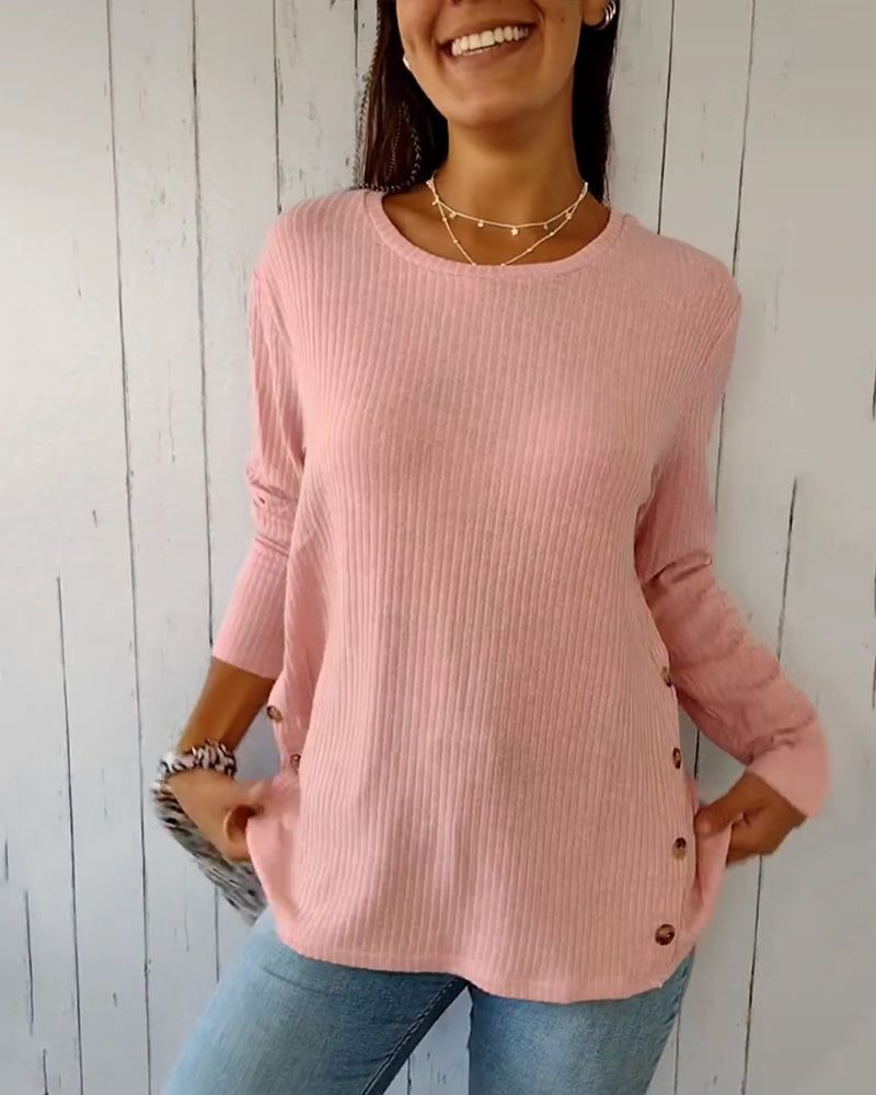 Carolina -  Comfortable Crewneck Top
