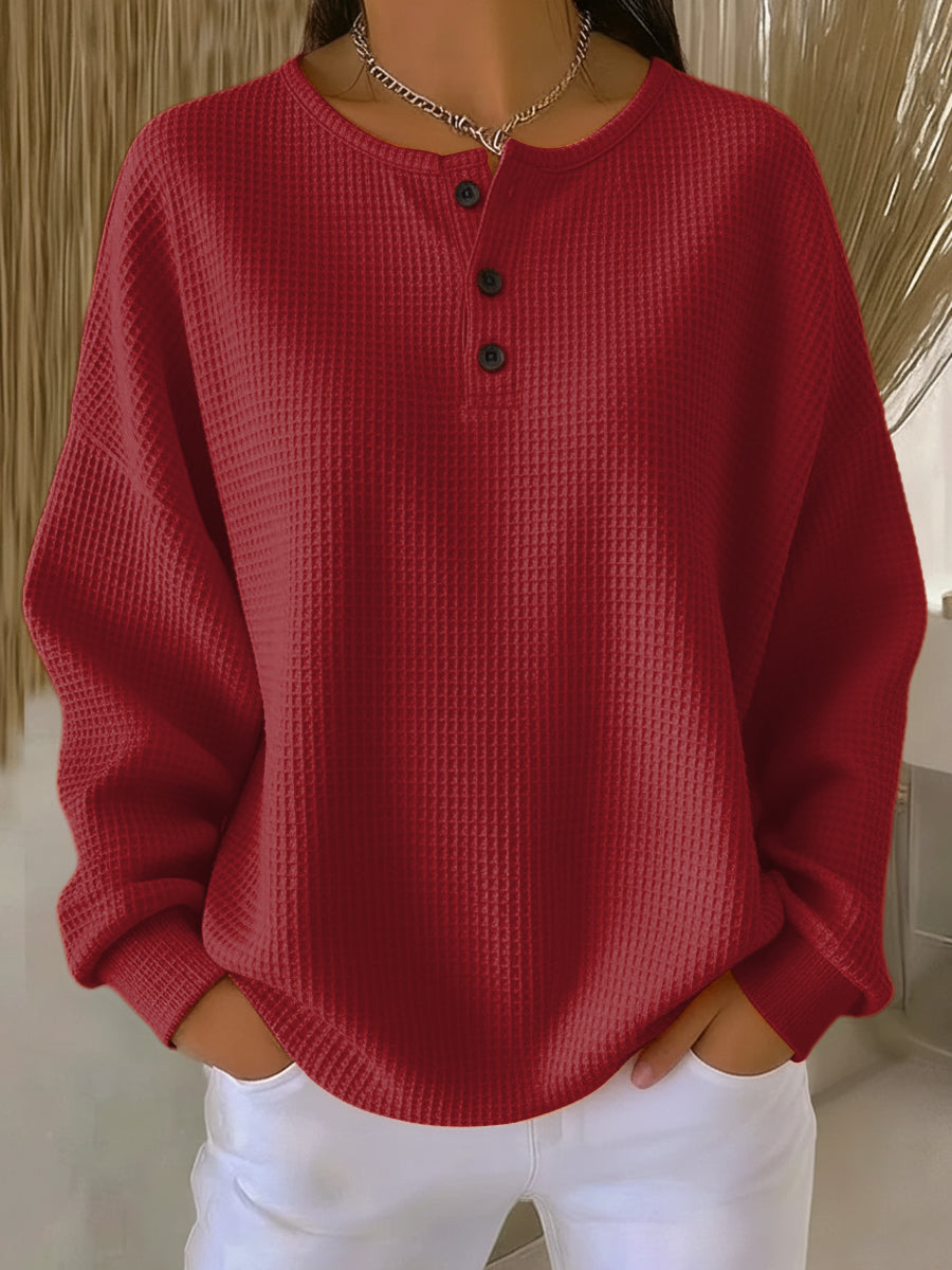 Eva | Casual sweatshirt with collar