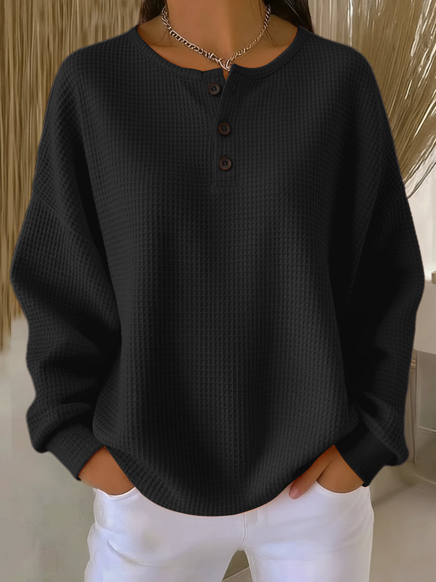 Eva | Casual sweatshirt with collar