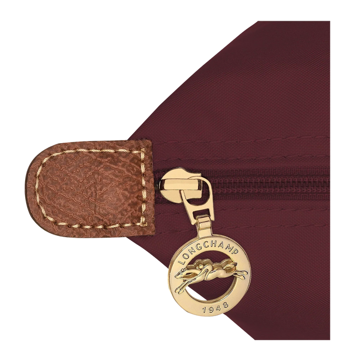 Velora - Large Le Pliage Tote, Burgundy