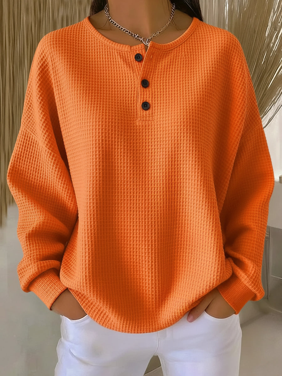 Eva | Casual sweatshirt with collar