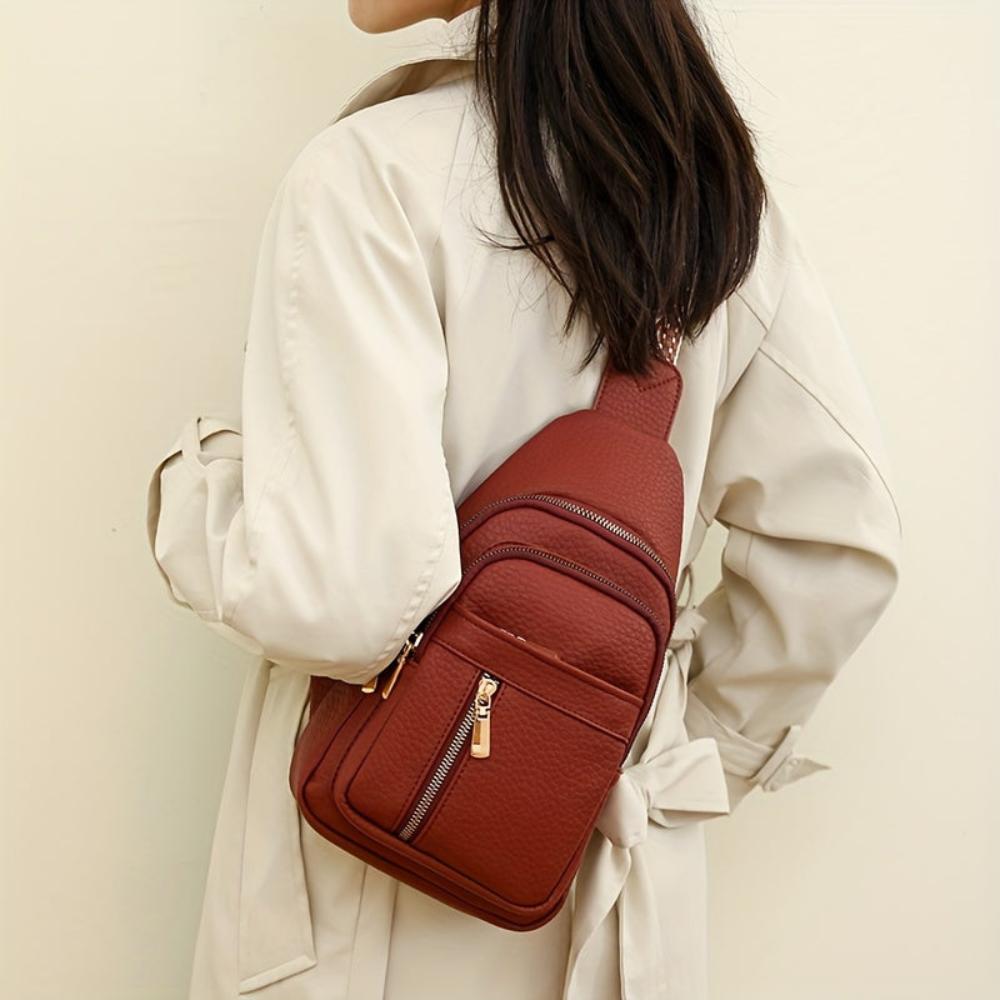 Elara Vintage Chest Crossbody Bag